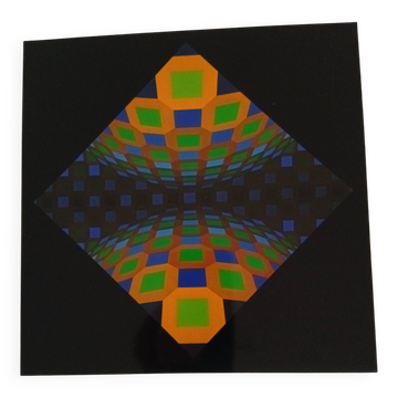 Victor Vasarely Serigraphy op art Editions du Griffon