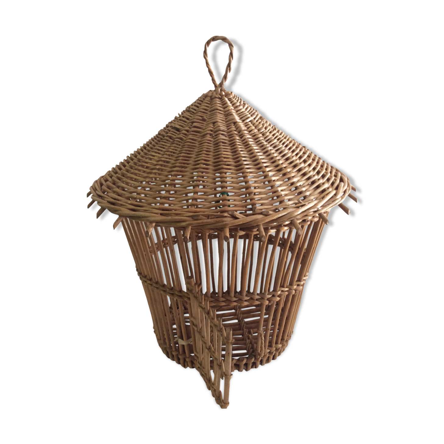 Rattan bird cage