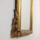 Antique gilded wooden mirror, Lombardy, 19th century