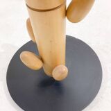 Mid-Century Modern Solid Wood Coat Rack