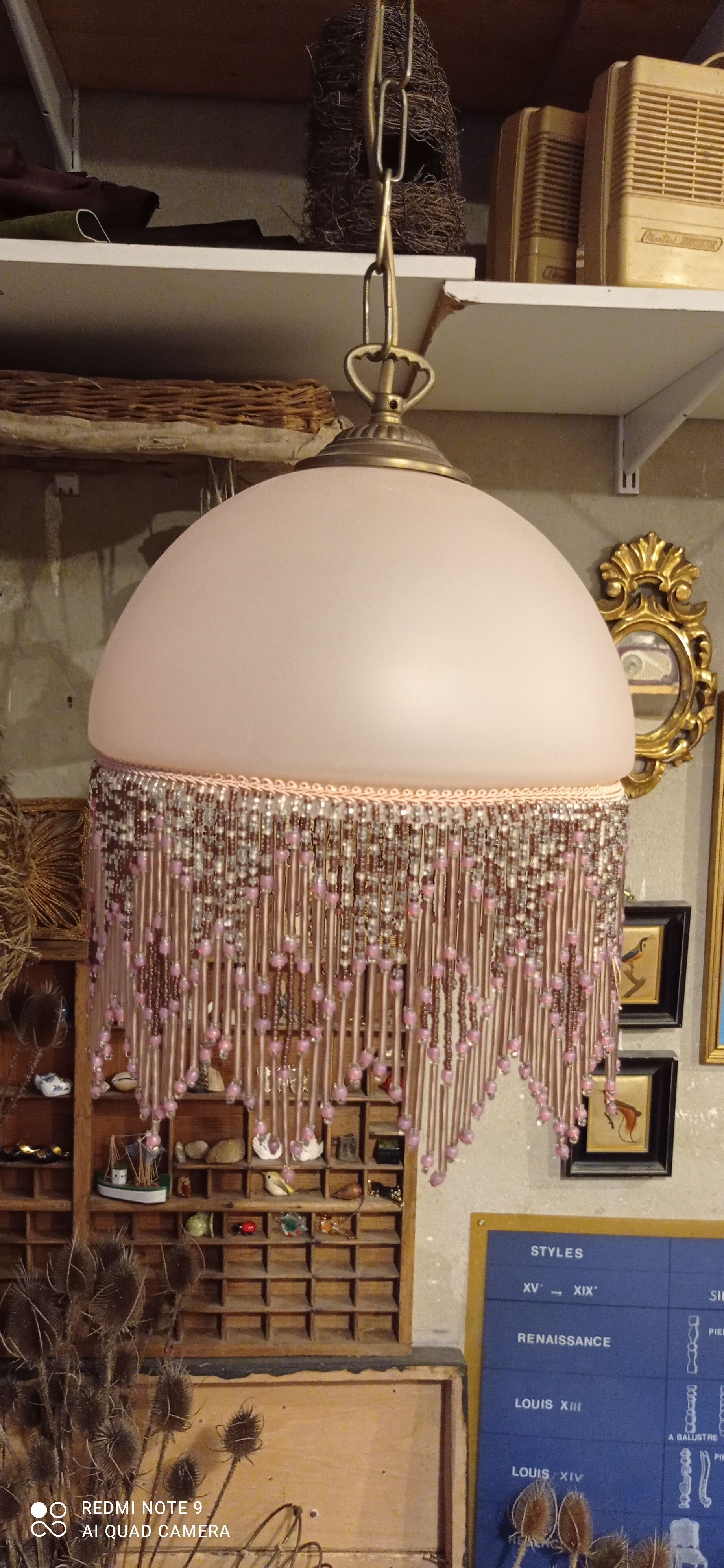 Art Deco pendant lamp