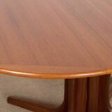 Scandinavian vintage telescopic teak table