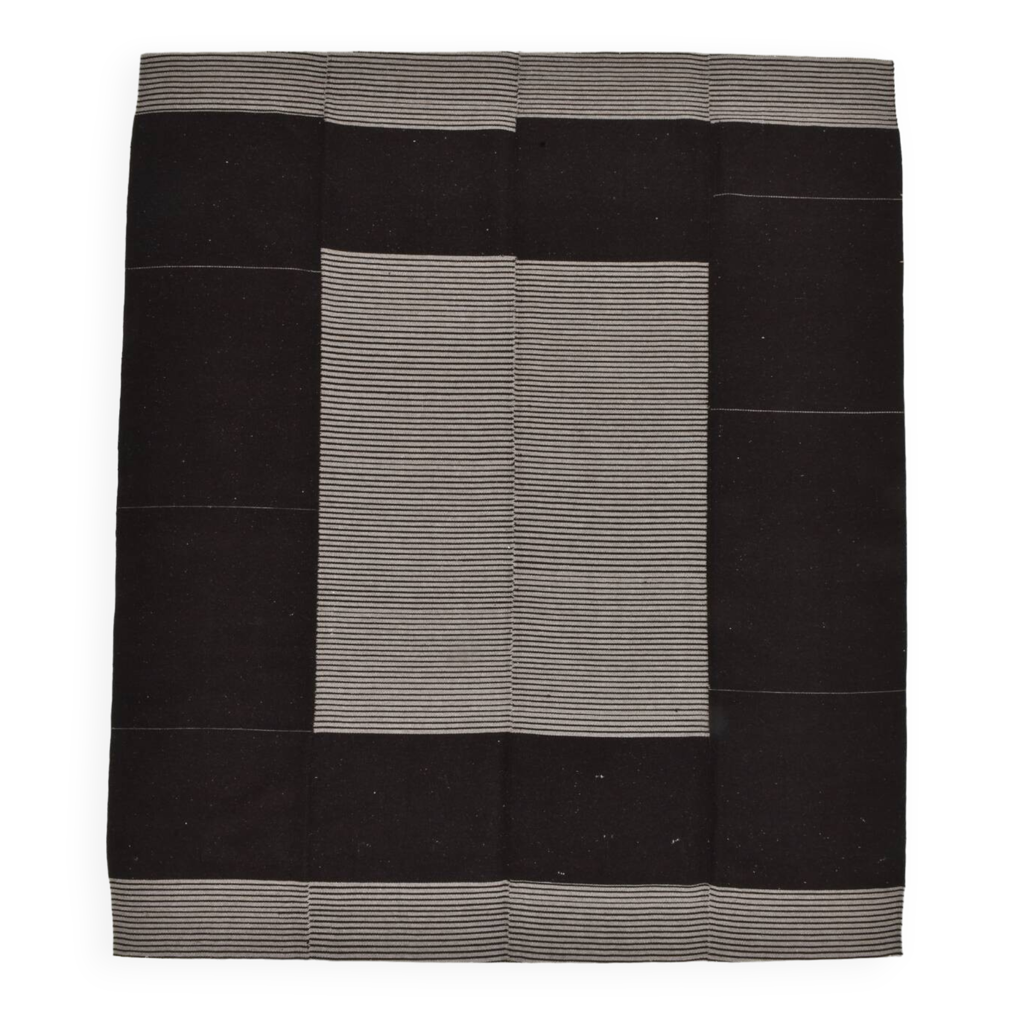 8x9 Shades Of Gray & Black Modern Turkish Rug, 242x278Cm SK 2367