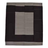 8x9 Shades Of Gray & Black Modern Turkish Rug, 242x278Cm SK 2367