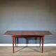 Midcentury Richard Hornby for Heal's Extending Afromosia Dining Table. Delivery. Vintage Modern / Re