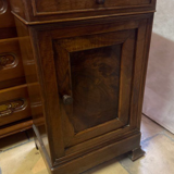 Solid wood bedside table and drawer