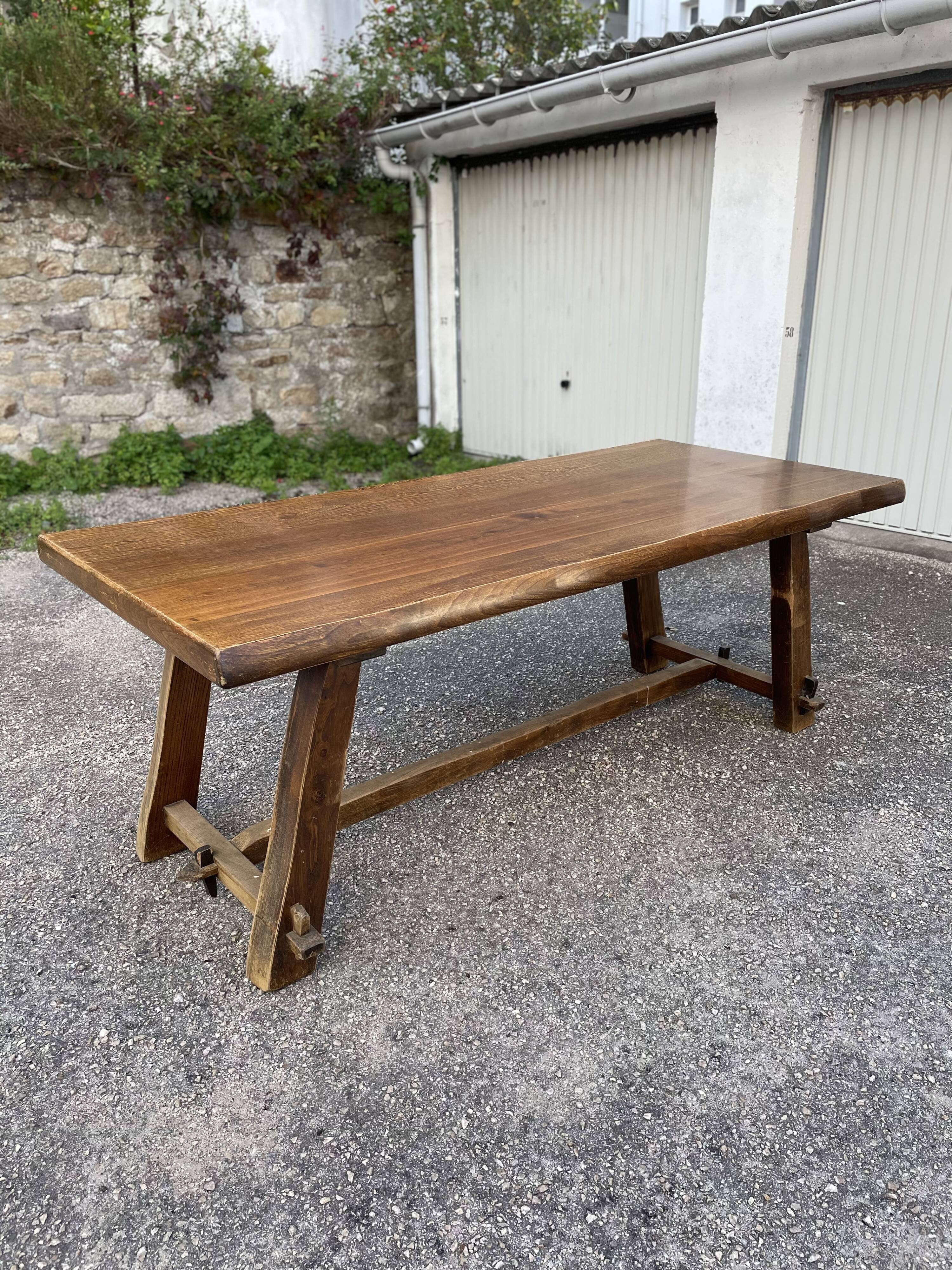 Rustic table from the 70/80