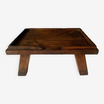 Petite table de prière en bois ancienne asiatique, début XXème