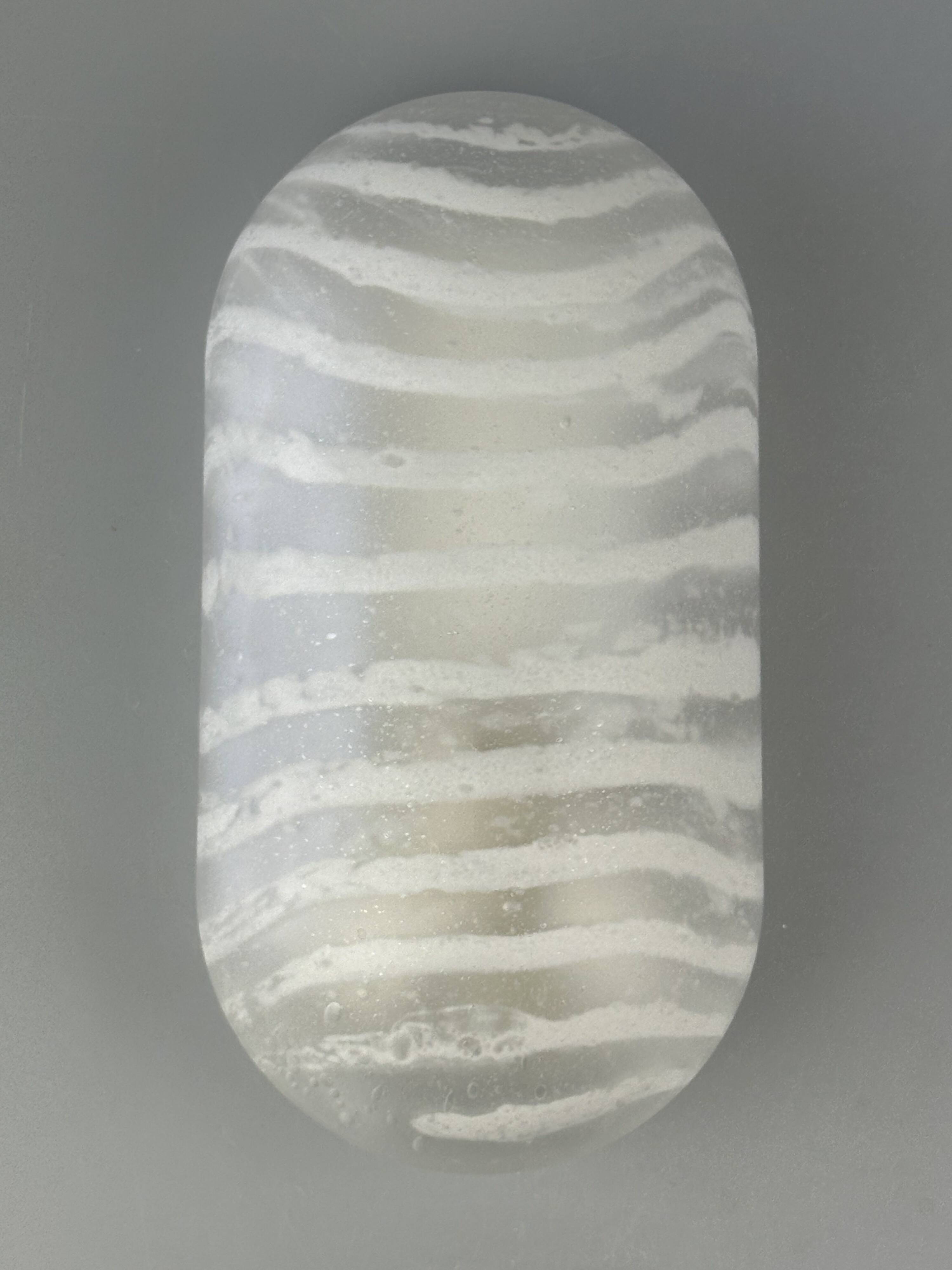 1960s/70s Wall Lamp Peill & Putzler Germany Glass & Metal Space Age Design