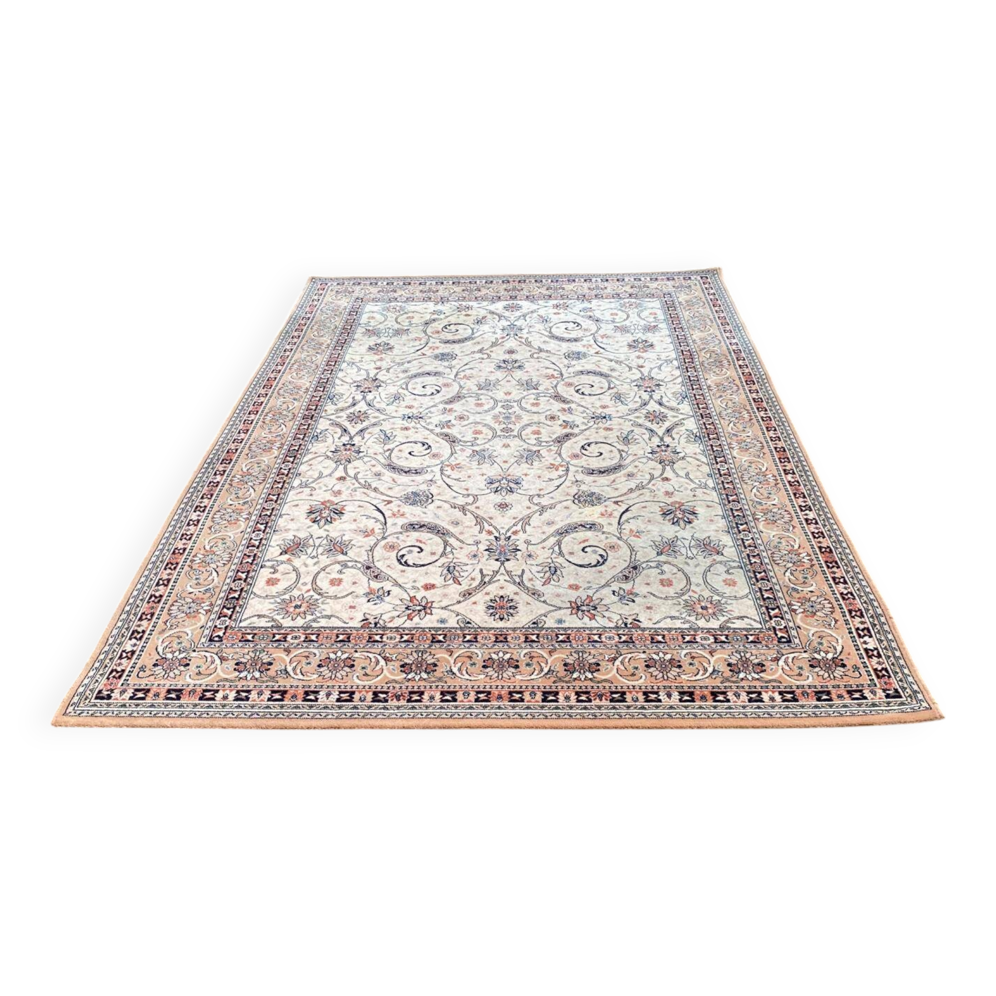 Keops Saint Maclou beige-brown wool Persian rug, 170x240