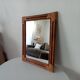 Vintage bamboo and rattan mirror from the 60s/70s, 50*40 cm.