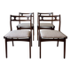 4 Scandinavian teak chairs Samcom Andersen Johannes