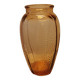 Vase en verre rose