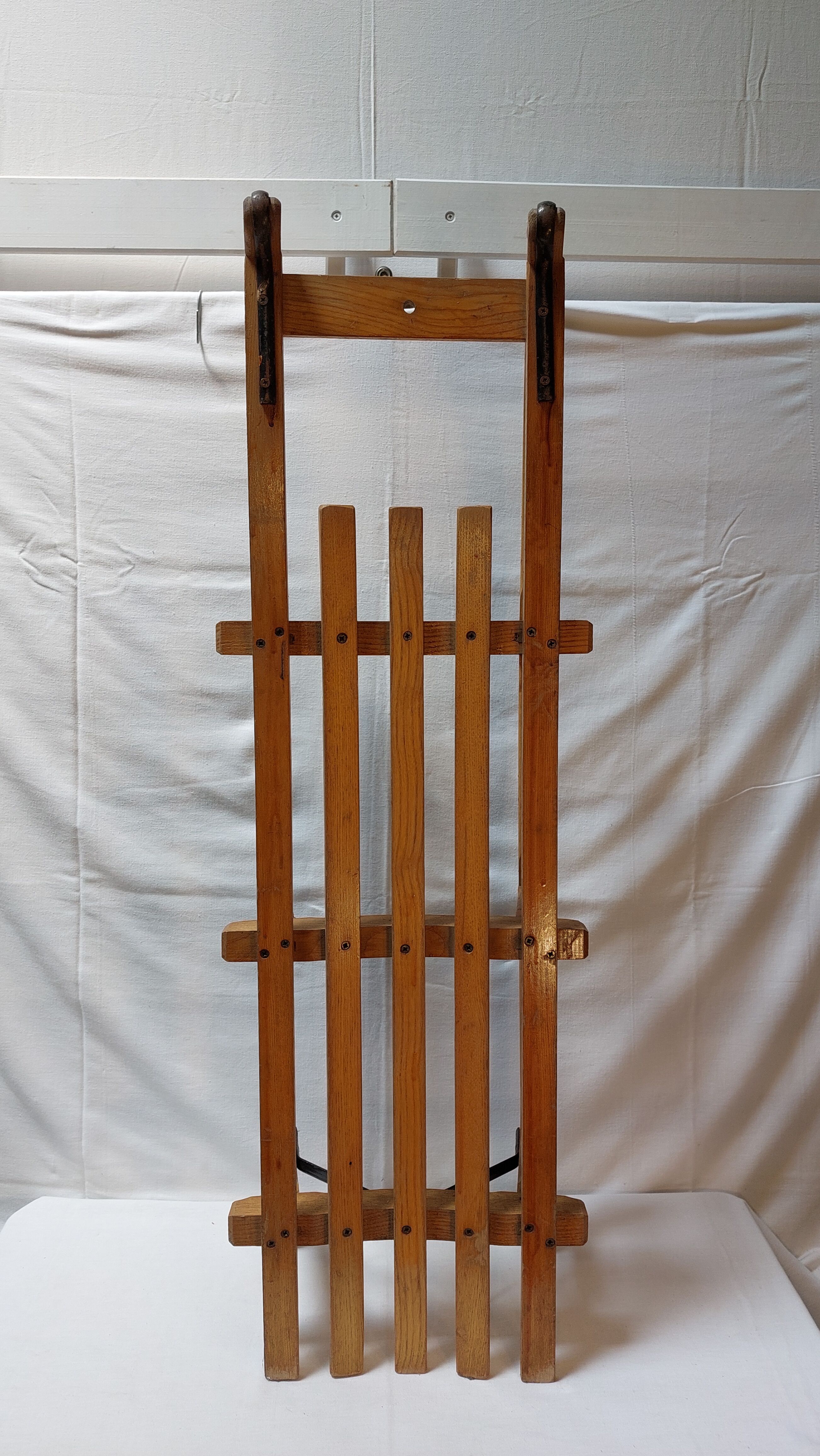 Old solid wood sled 103 cm