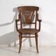 Ancienne chaise de bureau en bois courbé (c.1920)