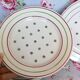 4 plates at dessert K&G Luneville "Imperial Flan" geometric pattern