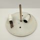 Vintage round ceiling lamp in glass and brass – Diameter 30 cm
