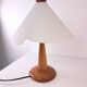 Vintage hem glass lampshade bedside lamp