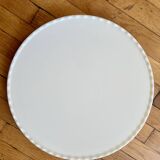 Plat en verre de lait vintage