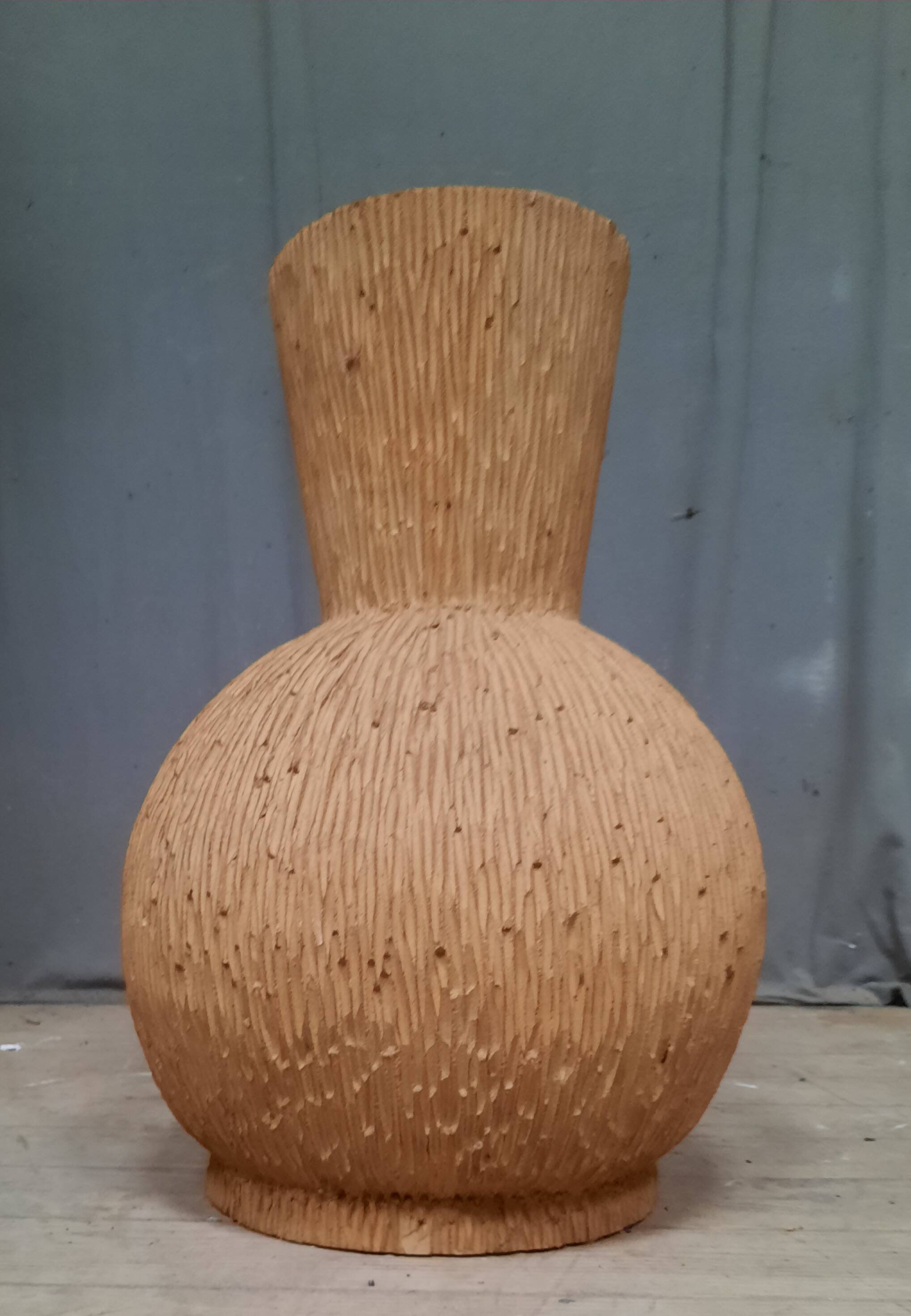 Terracotta vase