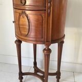 Louis XVI style round bedside table