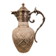 Gallia Christofle crystal and silver-plated metal jug