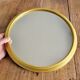 Plateau rond miroir