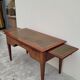 Louis XVI style flat desk in 19th century mahogany