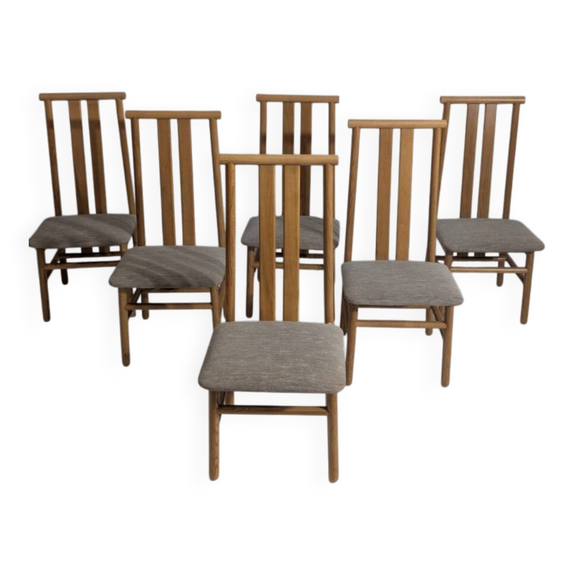 Set of 6 Zea chairs by Anning Sarian for Tisettanta, 80s
