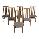 Set of 6 Zea chairs by Anning Sarian for Tisettanta, 80s