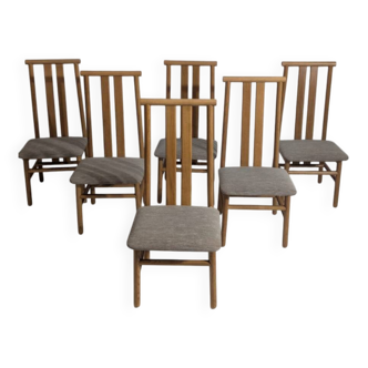 Set of 6 Zea chairs by Anning Sarian for Tisettanta, 80s