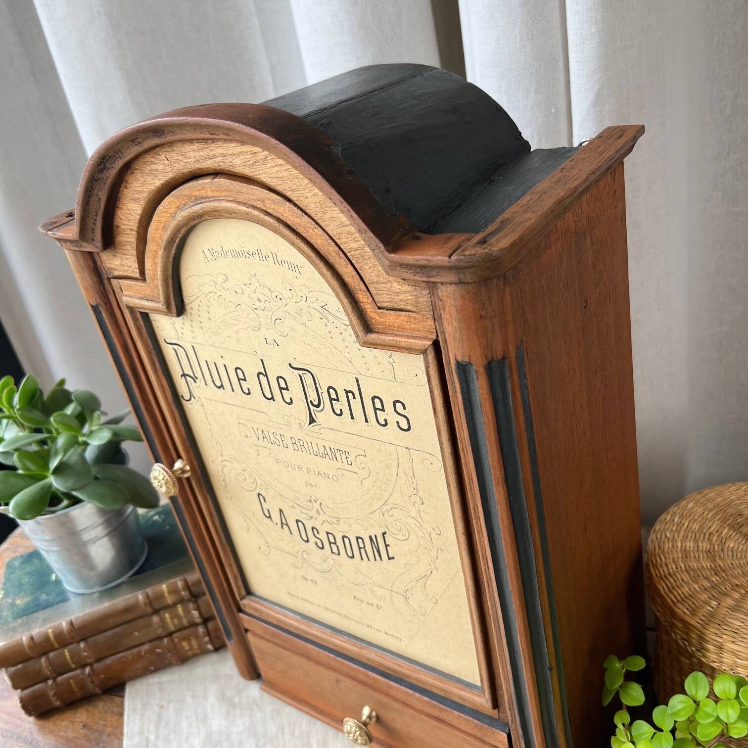 Restored wooden cabinet