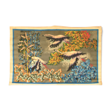 Tapestry by Robert Debiève "The flight of flamingos"