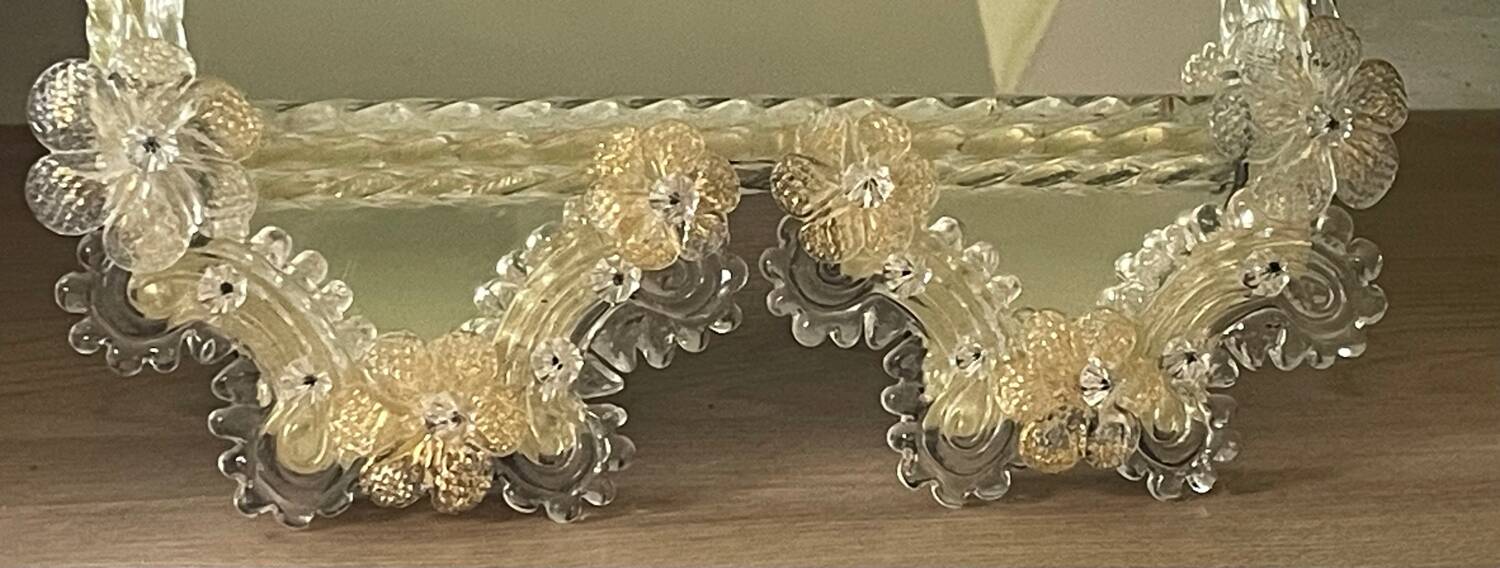 Miroir en verre de Murano