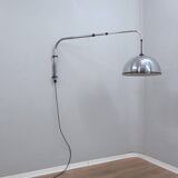 Applique murale extensible vintage chromée des années 1970