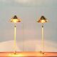 Hollywood Regency mid-century brass table lamps, 1960s, set of 2