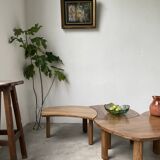 Tinted glass “leaf” dish