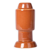 Vase en grès marron
