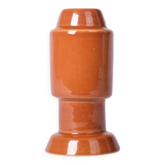 Vase en grès marron