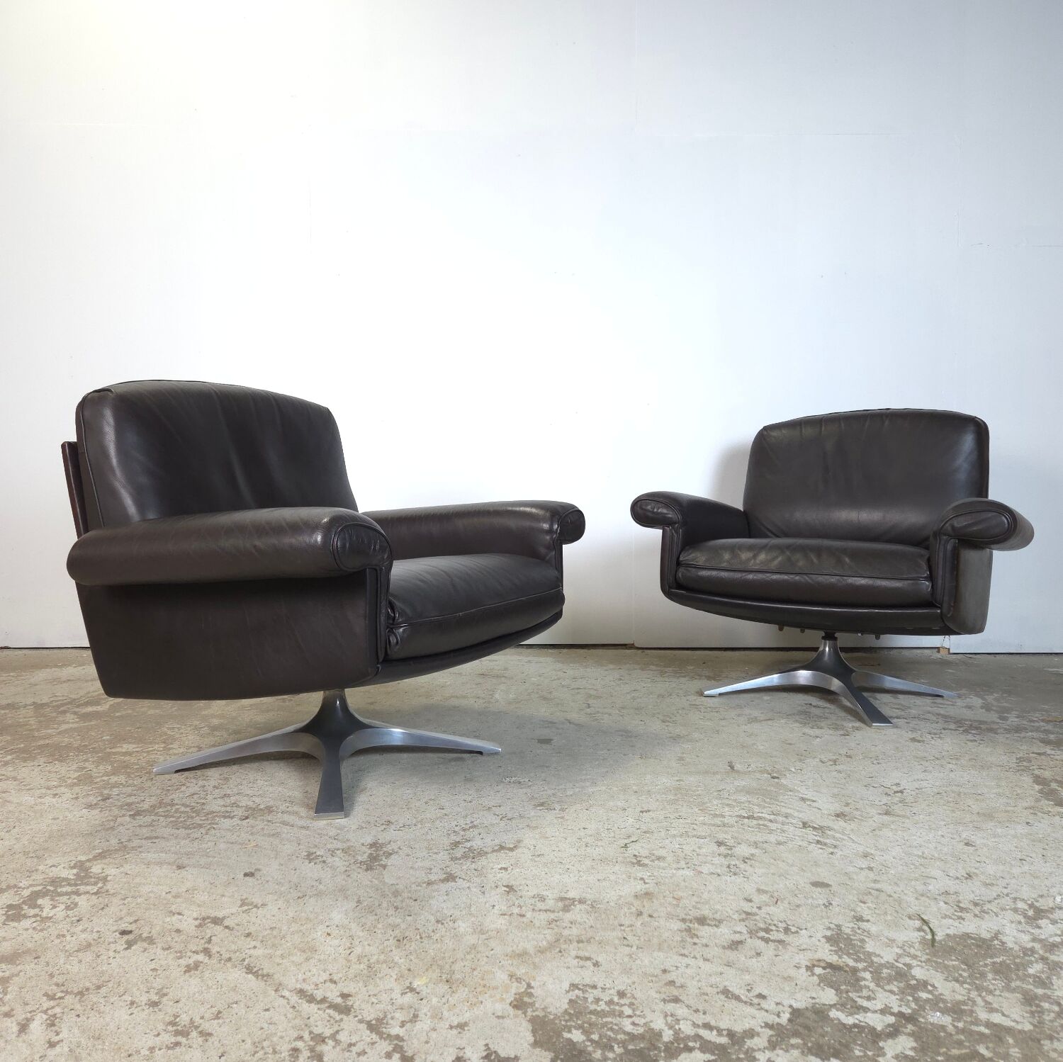 De Sede DS-31 vintage 1960s design leather 3-seater sofa