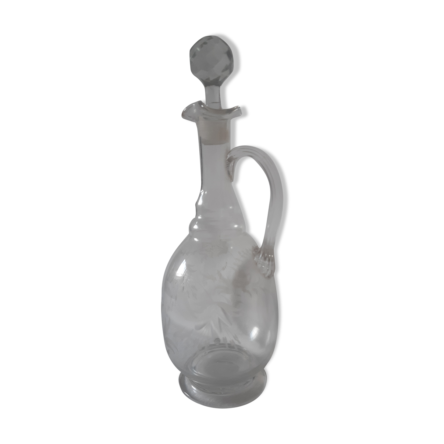 Engraved decanter