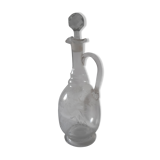 Carafe gravée