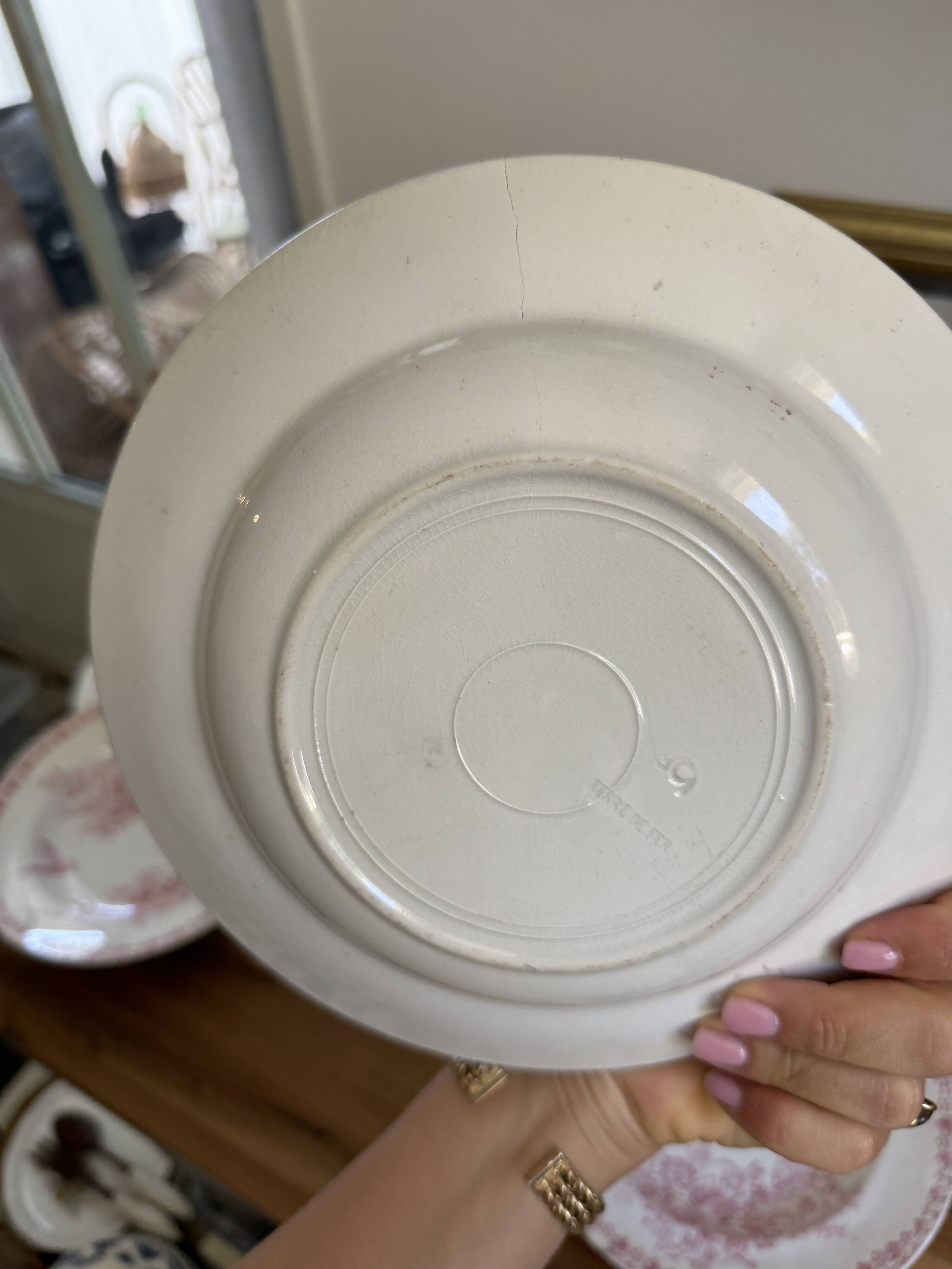 Lot de 4 assiettes creuses Terre de fer