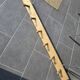 Antique wooden coat rack with 6 hooks
