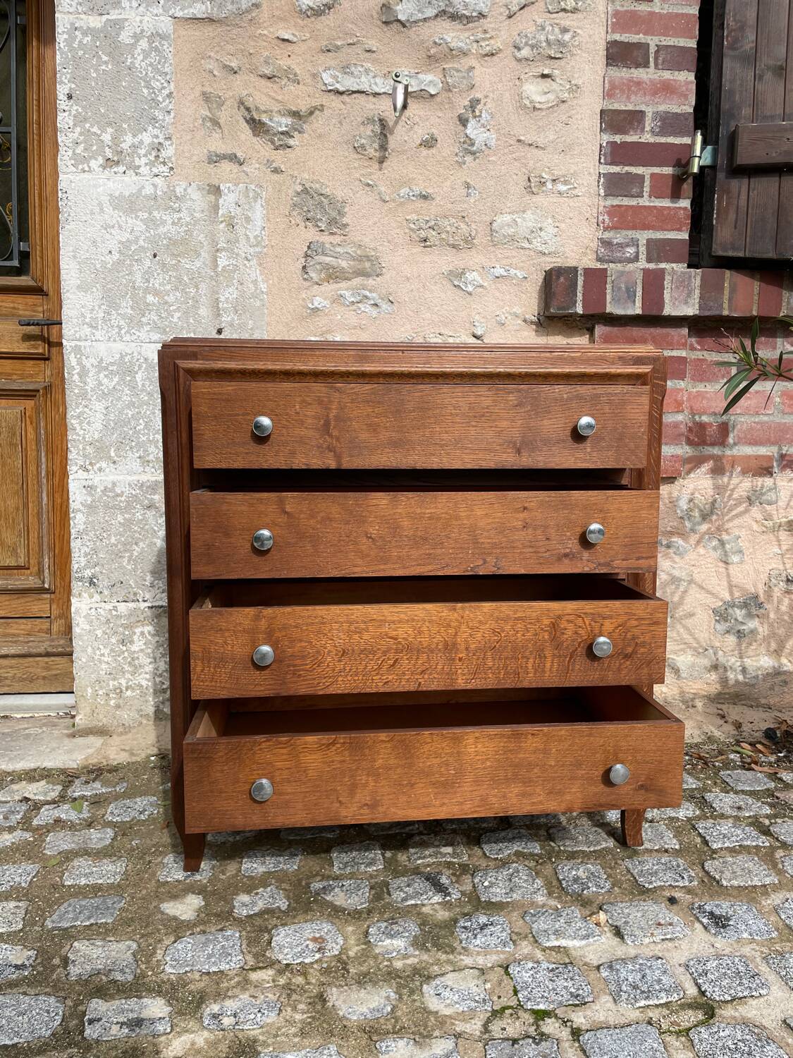 Commode en bois vintage