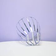 Vintage chrome fruit basket