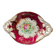 Oblong dish in Paris Sèvres porcelain with Louis XV style floral decoration