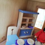Vintage wooden dollhouse