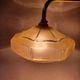 Pair of vintage 1940s Art Deco wall lights from France - newly electrified