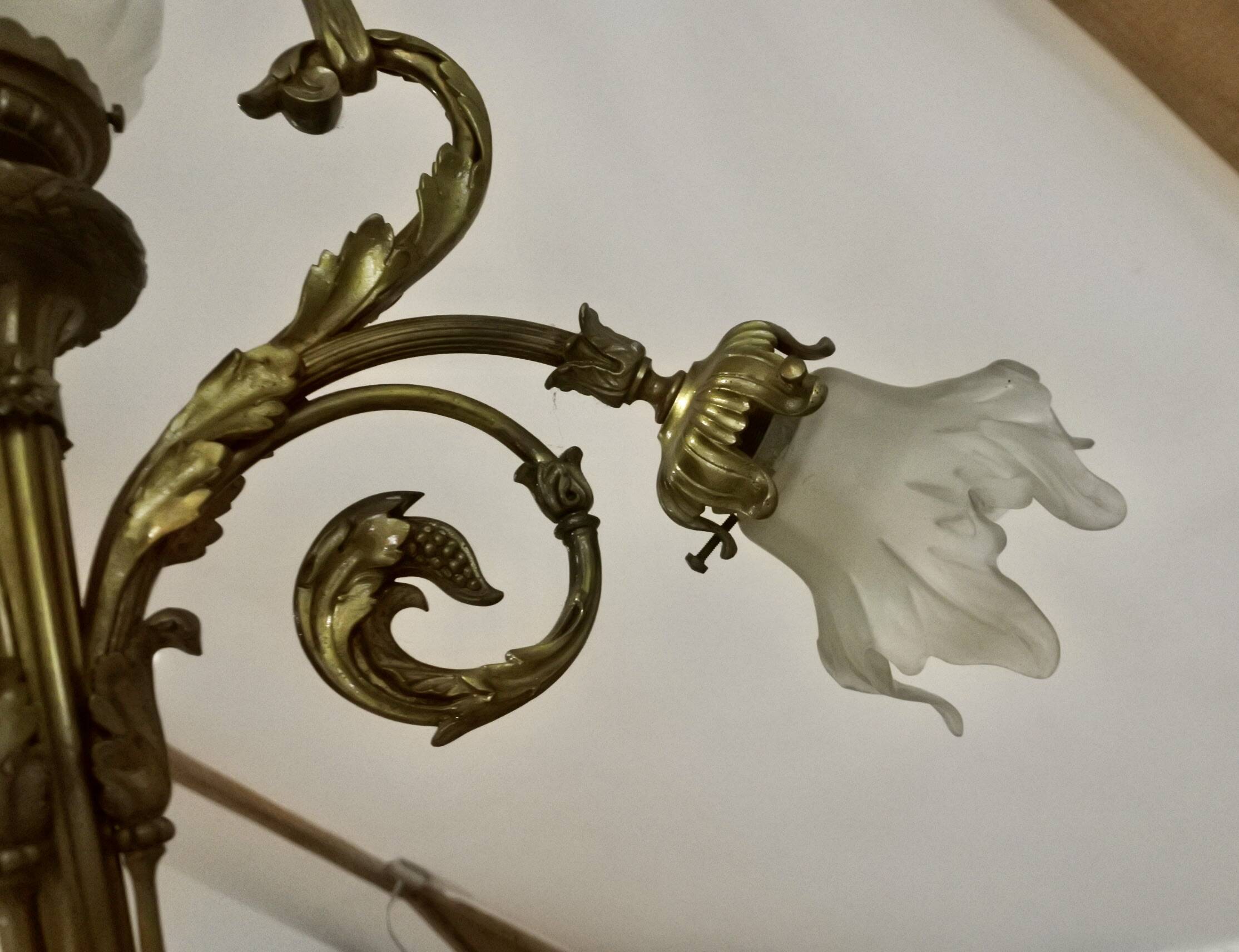 19th Century Ormolu Bronze Chandelier